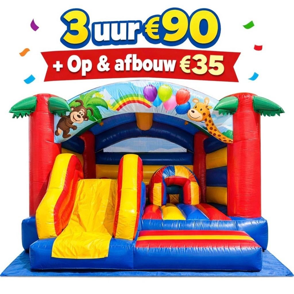 Multi Box Jungle Springkussen te huur, Enlèvement