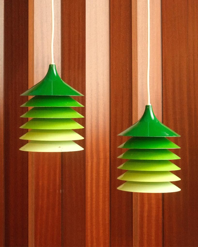 Set of 2 duett lamps – vintage ikea – Scandinavian design, Gebruikt, Ophalen of Verzenden, Metaal, Minder dan 50 cm