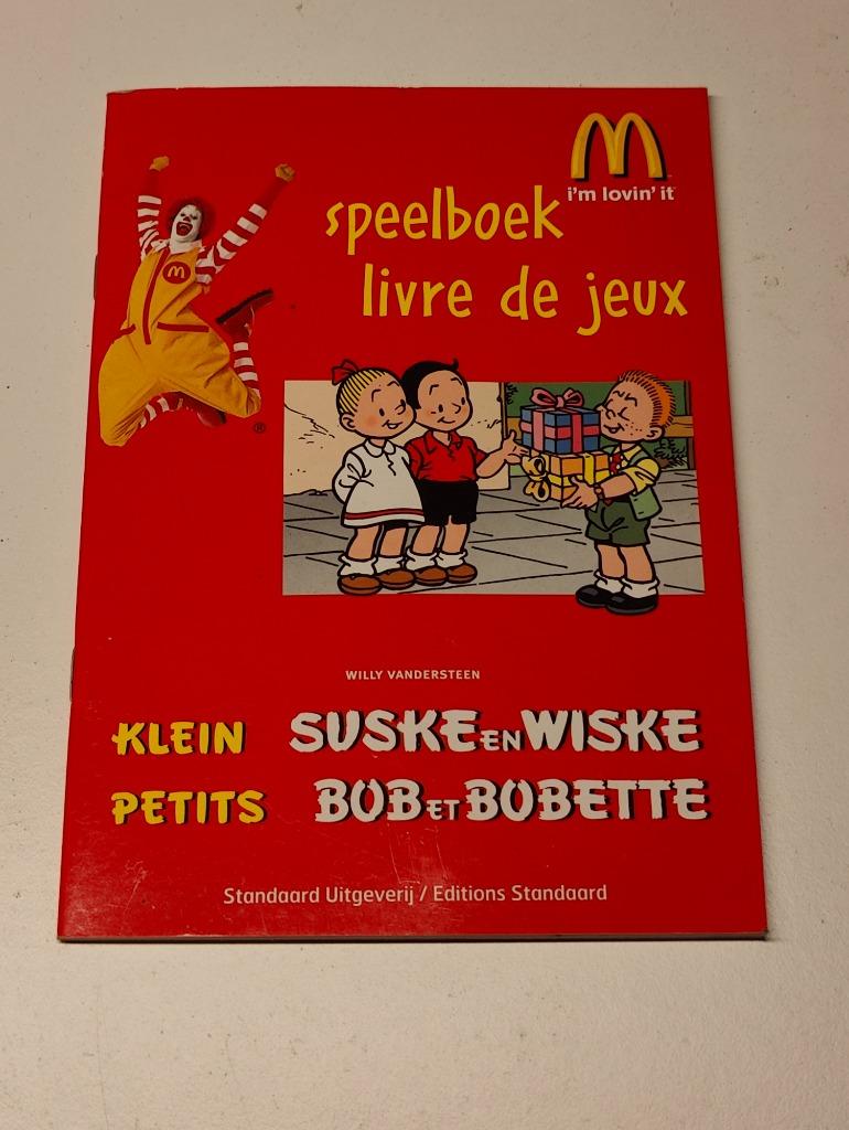 Klein Suske en Wiske speelboek - Mc Donalds, Enlèvement ou Envoi, Comme neuf
