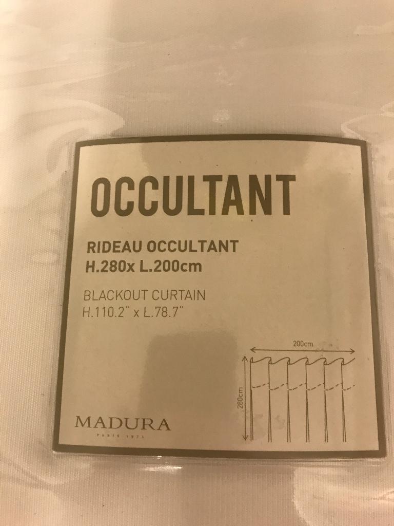 Occultant, Neuf, 200 cm ou plus, Blanc, Enlèvement