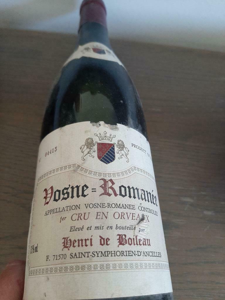 WIJN VOSNE - ROMANEE 1989, Verzamelen, Wijnen, Ophalen, Frankrijk, Nieuw, Rode wijn
