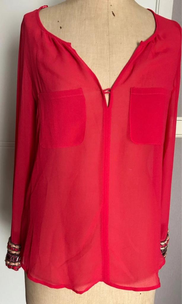 Roze blouse van Zara, Kleding | Dames, Verzenden, Roze