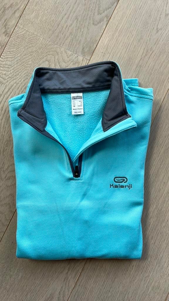 T-shirt lange mouwen, maat 38, Decathlon, Maat 38/40 (M), Blauw, Ophalen of Verzenden, Hardlopen of Fietsen