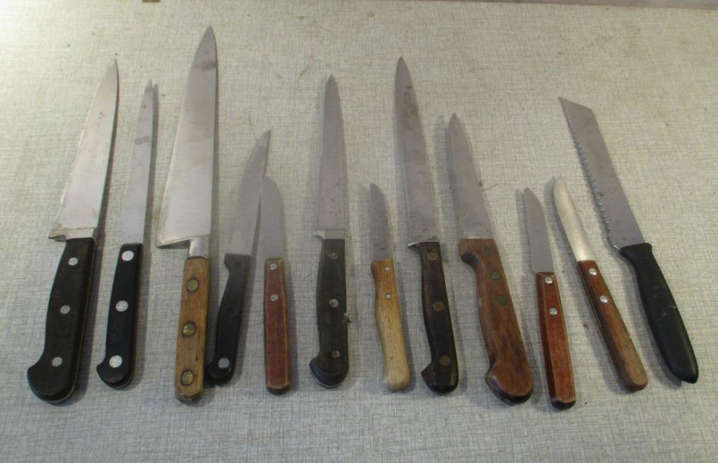 Magnifique lot de couteaux de cuisine de toutes sortes, Enlèvement ou Envoi, Comme neuf, Couverts en vrac, Résiste au lave-vaisselle
