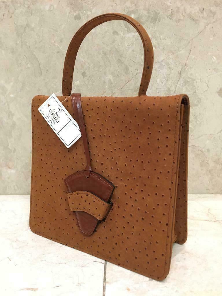 Nieuwe Italiaanse, lederen handtas 'La Borsa Virelli', Enlèvement ou Envoi, Neuf, Sac à main