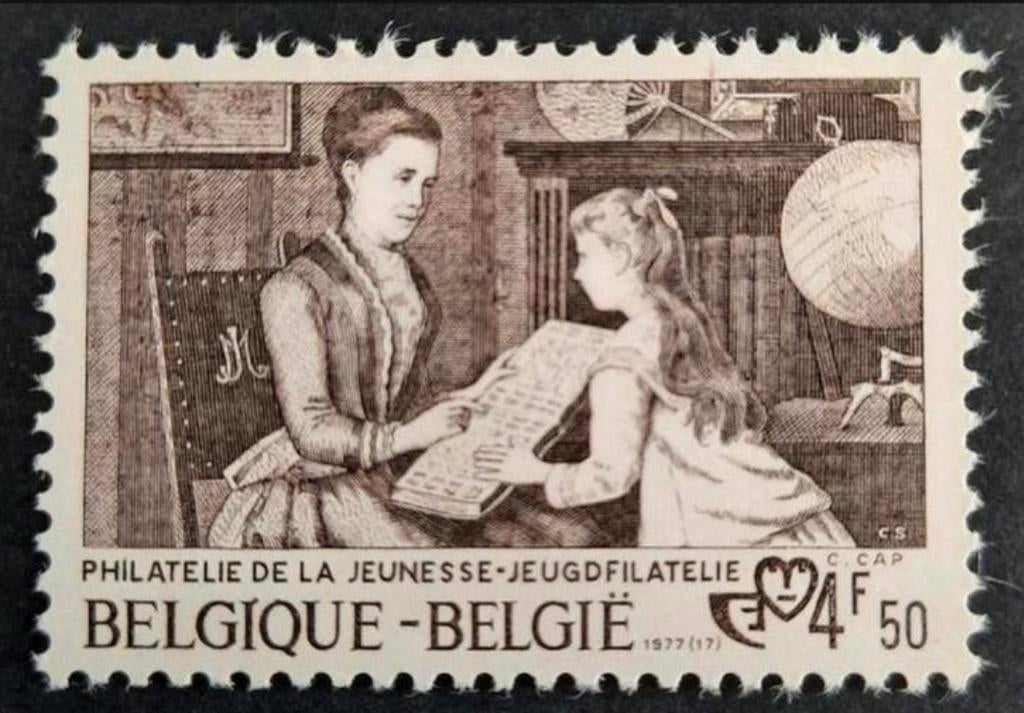 België: OBP 1869 ** Jeugdfilatelie 1977., Frankeerzegel, Ophalen of Verzenden, Zonder stempel, Postfris