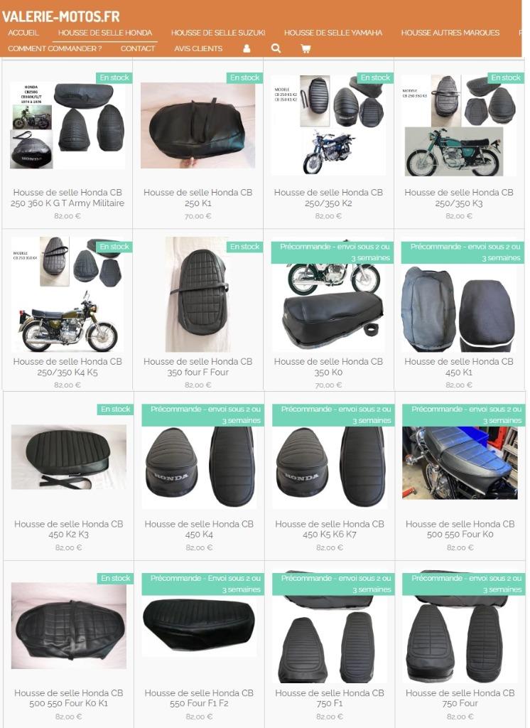 Housse de selle neuve adaptable pour Honda, Motos, Envoi, Neuf