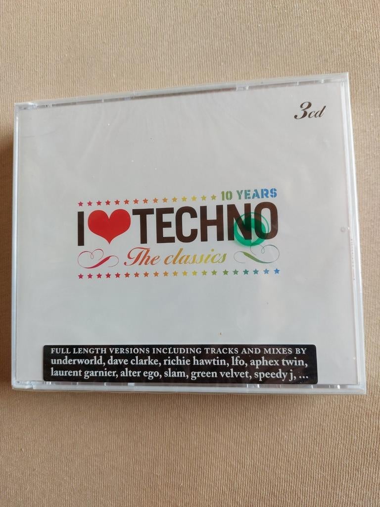 10 YEARS I LOVE TECHNO [Sealed], CD & DVD, Enlèvement ou Envoi, Neuf, dans son emballage