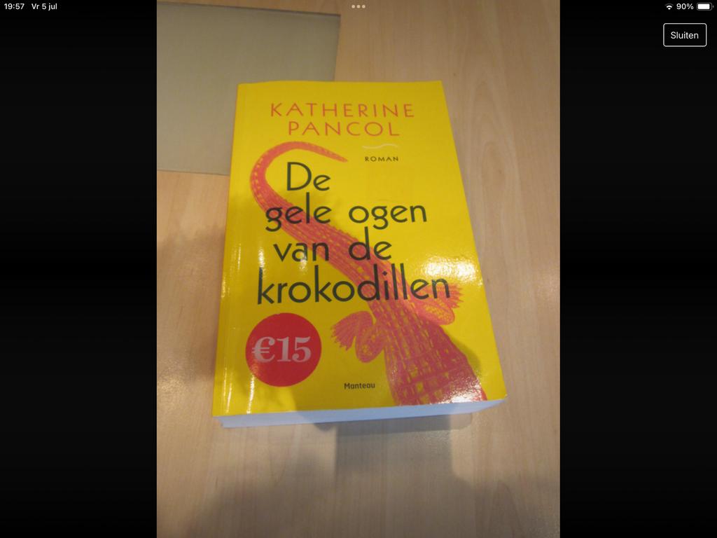 de gele ogen van de krokodillen, Ophalen of Verzenden, Zo goed als nieuw