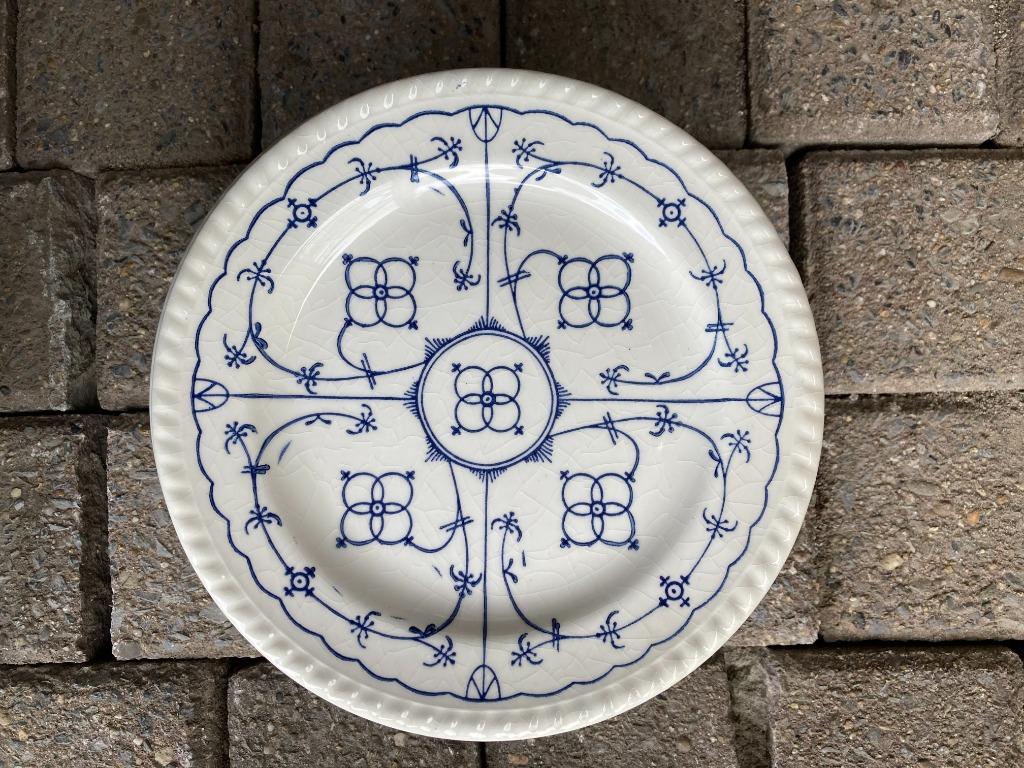 11 dessertborden 21 cm diameter, Ophalen of Verzenden, Zo goed als nieuw, Keramiek, Bord(en)