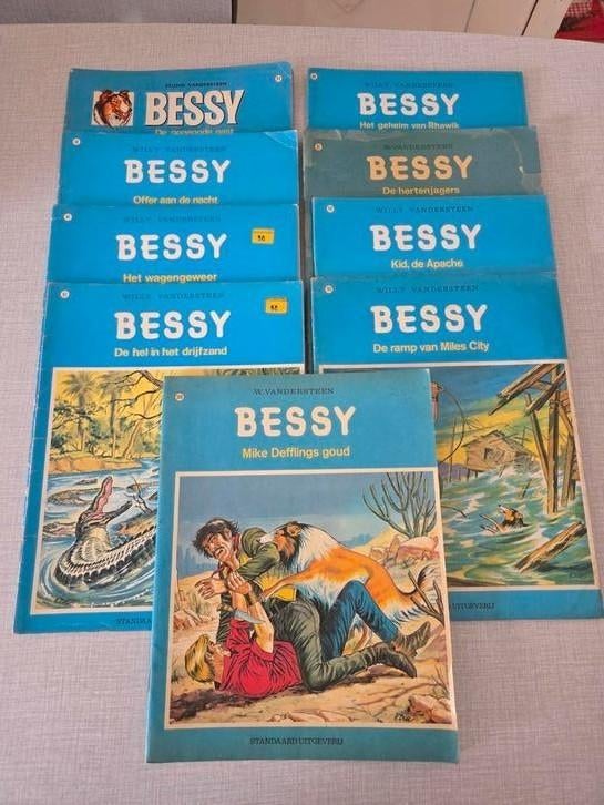 8 x Bessy, Plusieurs BD, Enlèvement ou Envoi, Studio  Vandersteen, Comme neuf