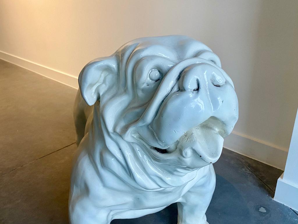 Engelse Bulldog in Polyester - Beeld, Ophalen, Gebruikt, Dier