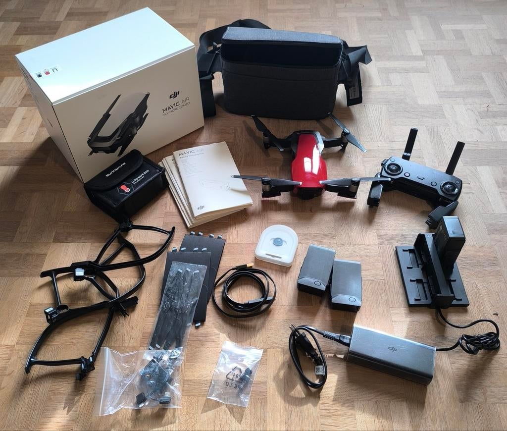 DJI Mavic Air drone, Cameradrone, Extra accu('s), 15 tot 30 minuten, Zo goed als nieuw