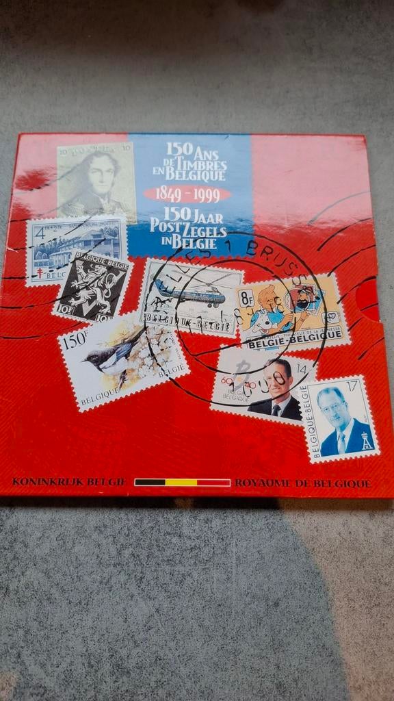 Stempelglans muntenset 150 jaar postzegels, Ophalen of Verzenden