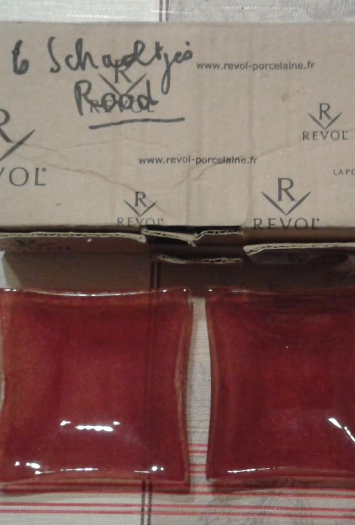 Revol glazen schaaltjes, Ophalen of Verzenden, Nieuw