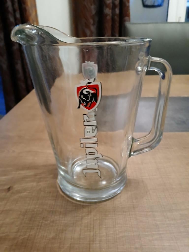 Pot à bière Jupiler (1,5 L), Enlèvement ou Envoi, Comme neuf, Verre ou Verres, Jupiler