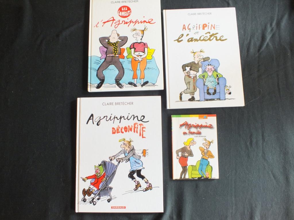 AGRIPPINA (4 EO-albums). BRETECHER/DARGAUD EDITIES, Boeken, Complete serie of reeks, Ophalen of Verzenden, Zo goed als nieuw, Claire BRETECHER