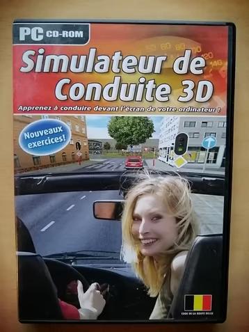 PC CD-Rom Simulateur de conduite 3D (version belge), Informatique & Logiciels, Logiciel d'Éducation & Cours, Comme neuf, Cours de circulation