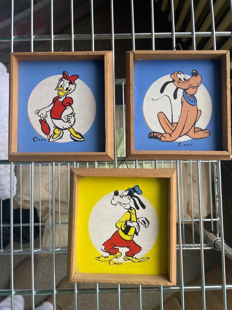 4 Decoratieve kadertjes Walt Disney kinderkamer, Ophalen, Nieuw