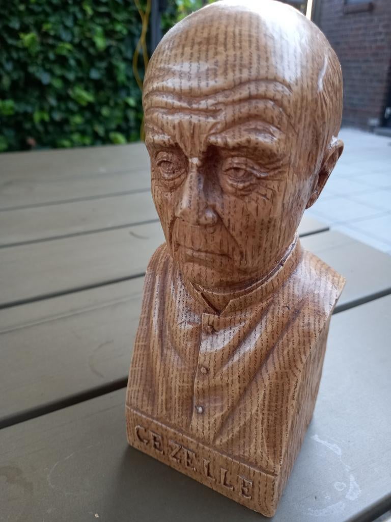 Vintage boekensteun Gezelle, Ophalen of Verzenden, Zo goed als nieuw