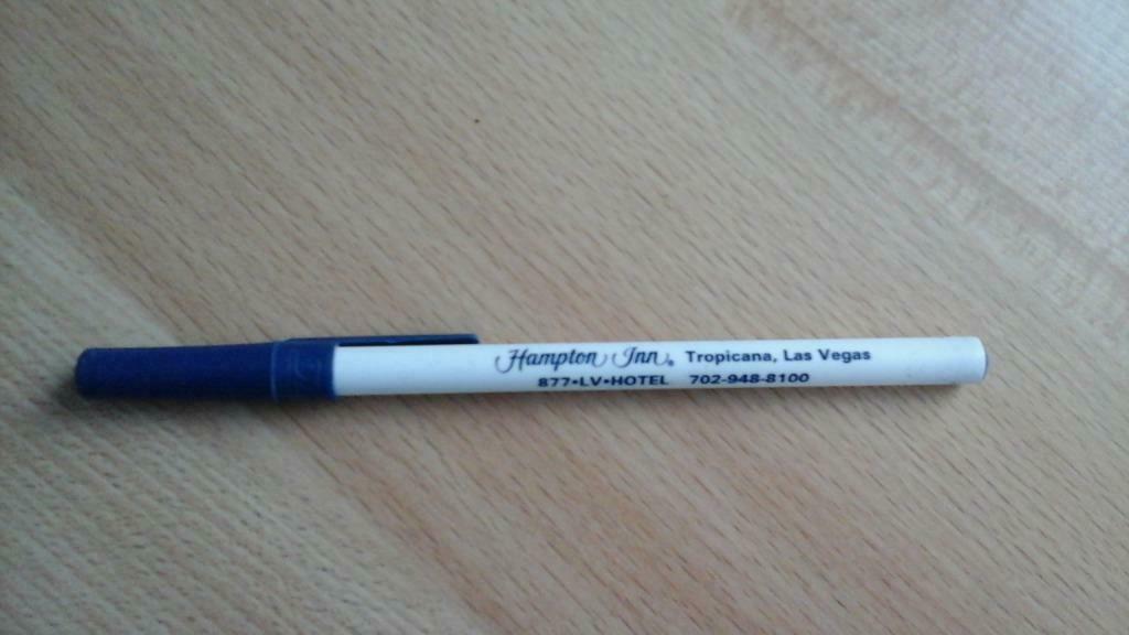 bic "hôtel Hampton inn"   Las Végas  USA, Enlèvement ou Envoi, Neuf, Stylo à bille, Avec publicité