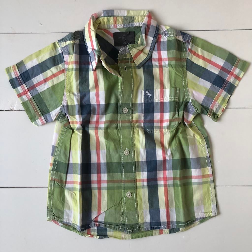 chemise à carreaux pour garçon H&M 104 110, Garçon, Enlèvement ou Envoi, H&M, Chemise ou Chemisier