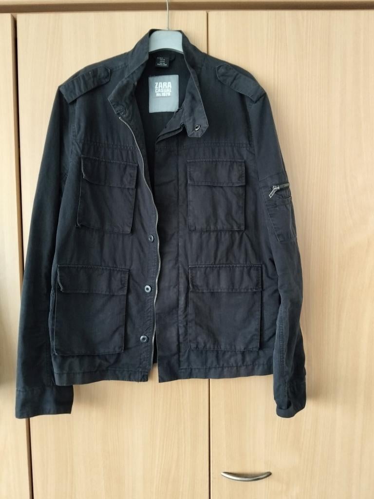 Donkerblauwe zomerjas Zara Casual N1975 maat M, Ophalen of Verzenden, Maat 48/50 (M)