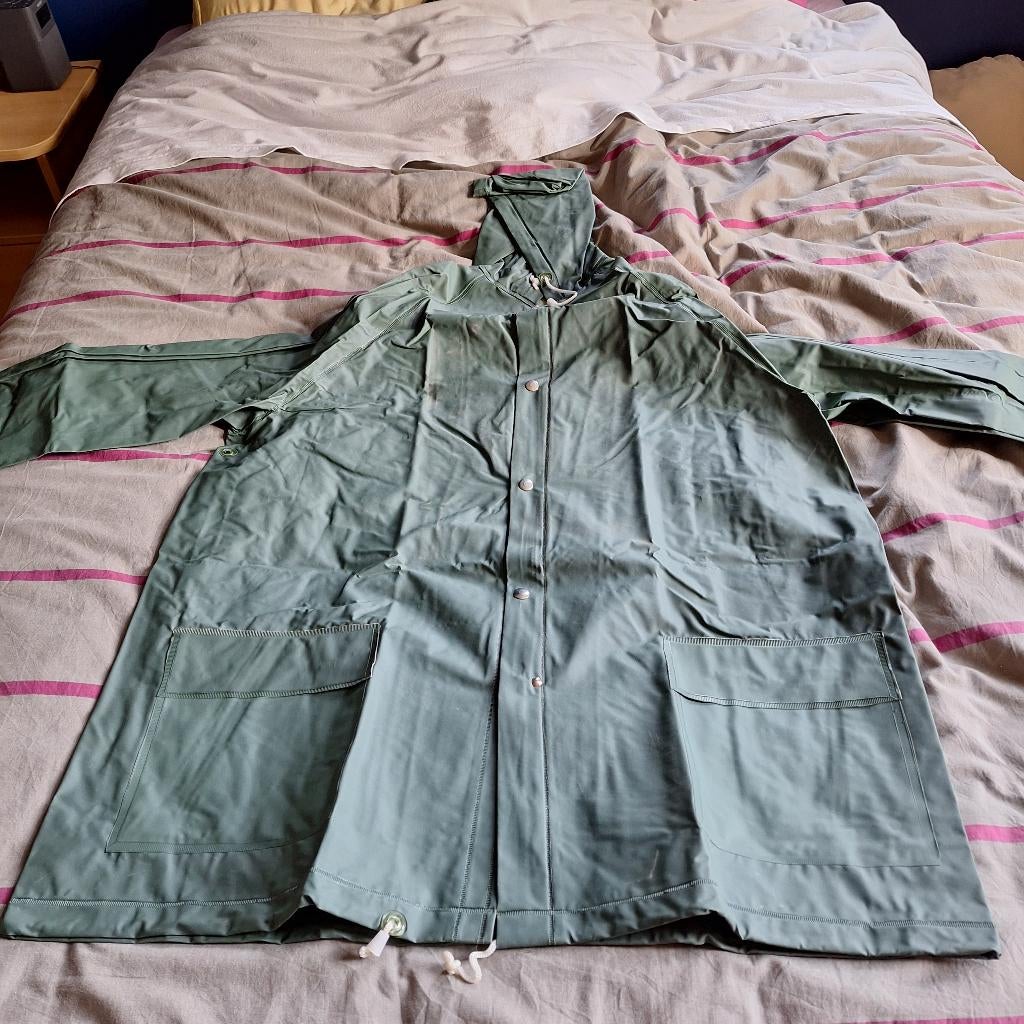 Robuuste regenjas van PVC en polyester maat XL, Ophalen of Verzenden, Nieuw, Heren
