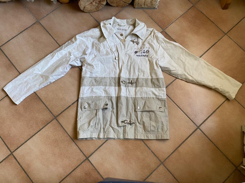 René Derhy parka XXL dames gebroken wit, Kleding | Dames, Jassen | Zomer, Gedragen, Maat 46/48 (XL) of groter, Wit, Verzenden