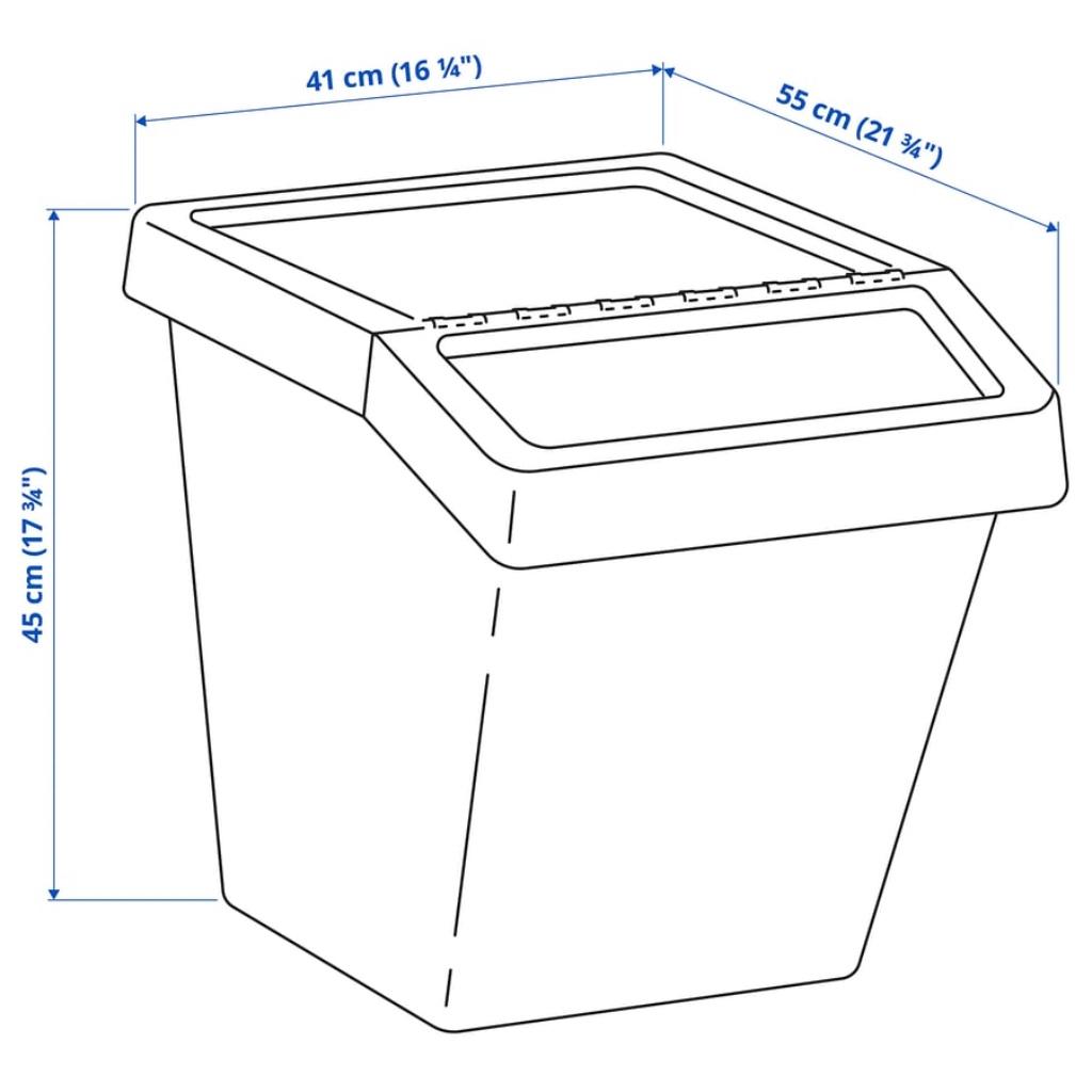 Poubelles SORTERA (37 L, 60 L), Enlèvement, Comme neuf, Synthétique