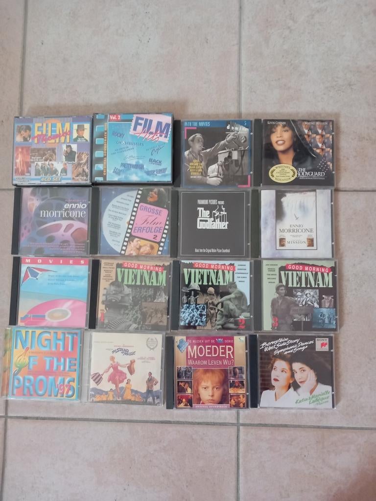 17 cd's met filmmuziek, Cd's en Dvd's, Ophalen of Verzenden