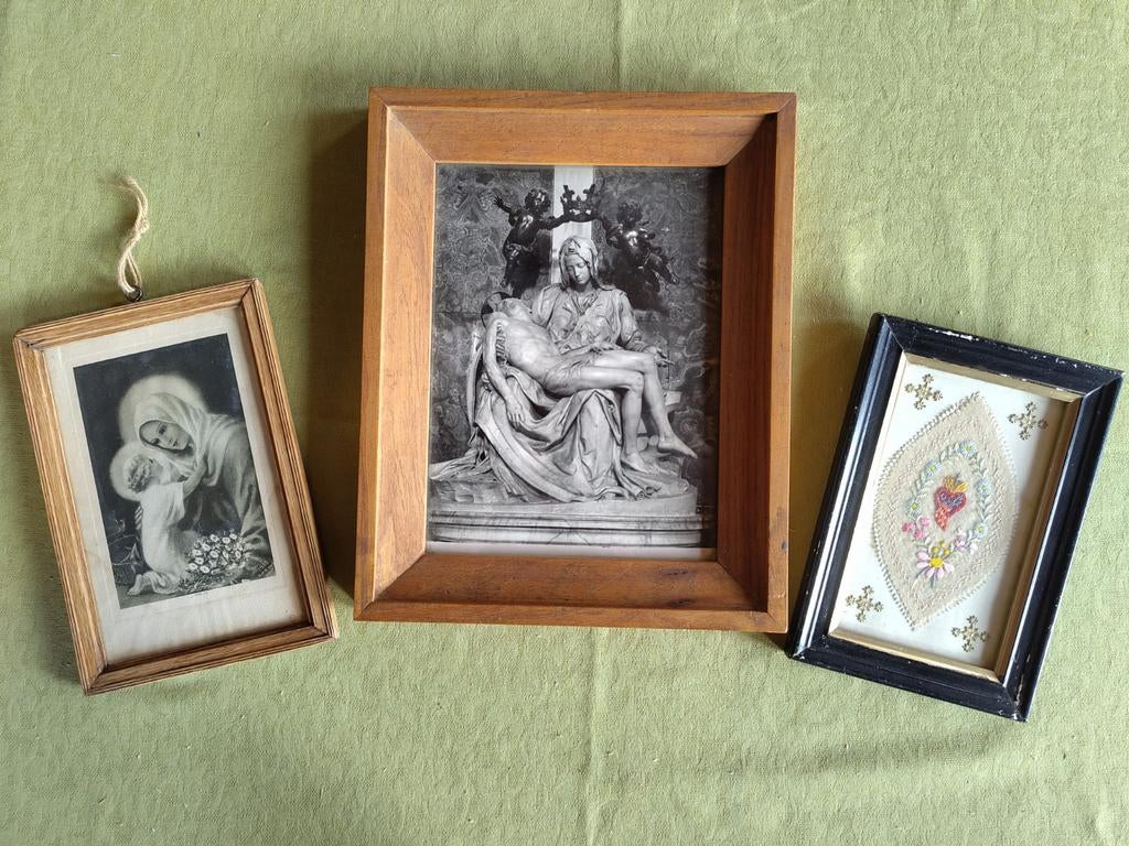 Cadres avec images religieuses, Antiquités & Art, Enlèvement ou Envoi