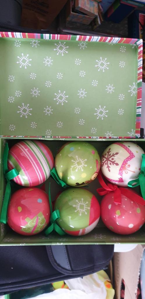 Kerstballenset met doosje, Enlèvement ou Envoi, Comme neuf