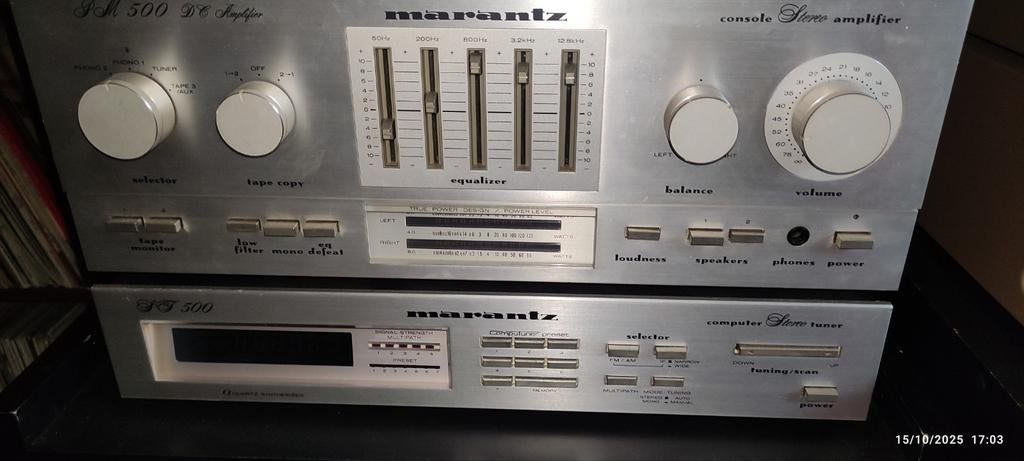 Marantz V I N T A G E
AMPLI TUNER ENCEINTES PLATINE, Enlèvement ou Envoi, Comme neuf