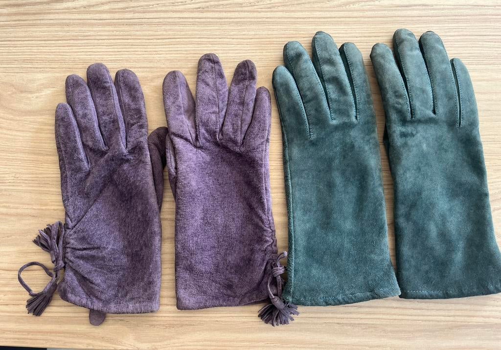 leren handschoenen, Ophalen of Verzenden, Gedragen, Maat 36 (S), Handschoenen