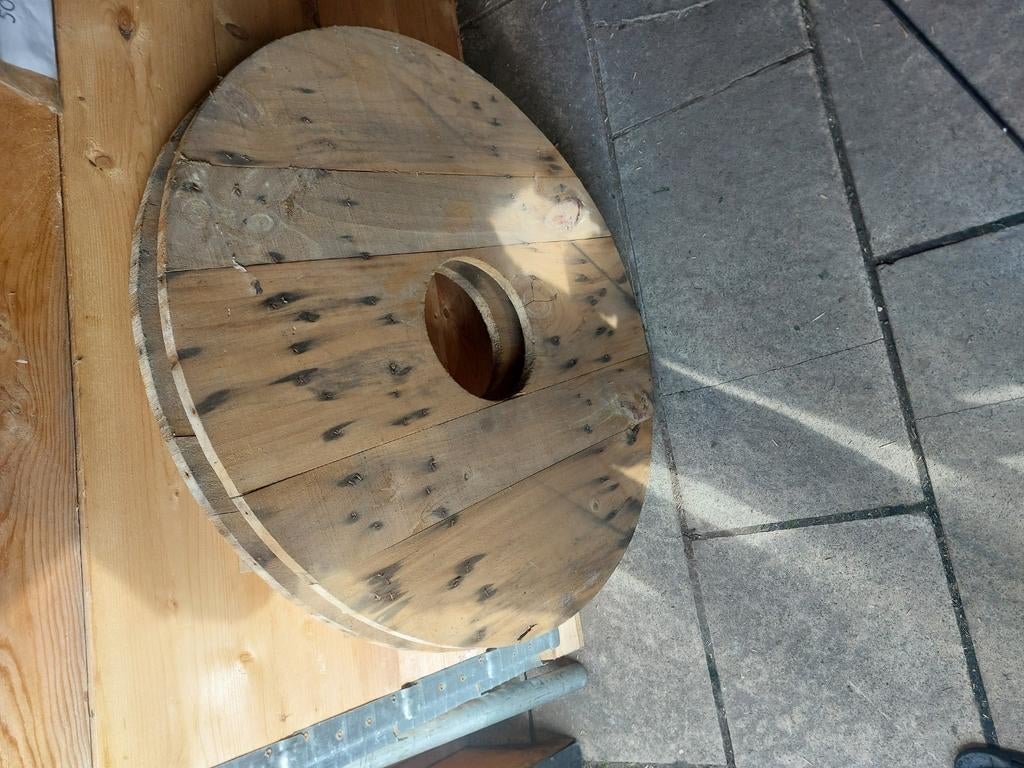 Mooie ronde schijf, Tuin en Terras, Ophalen of Verzenden, Zo goed als nieuw