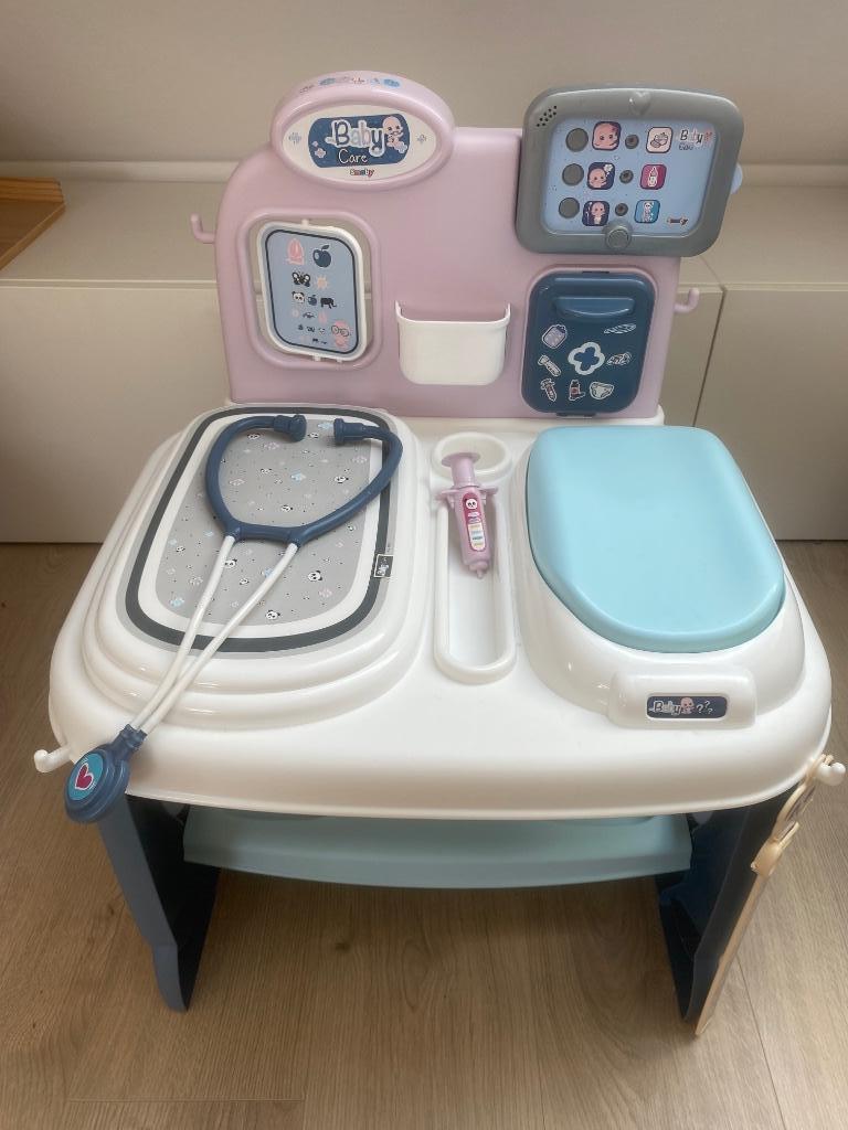 Poppentafel - dokterstafel - Smoby, Enlèvement, Utilisé, Baby Pop