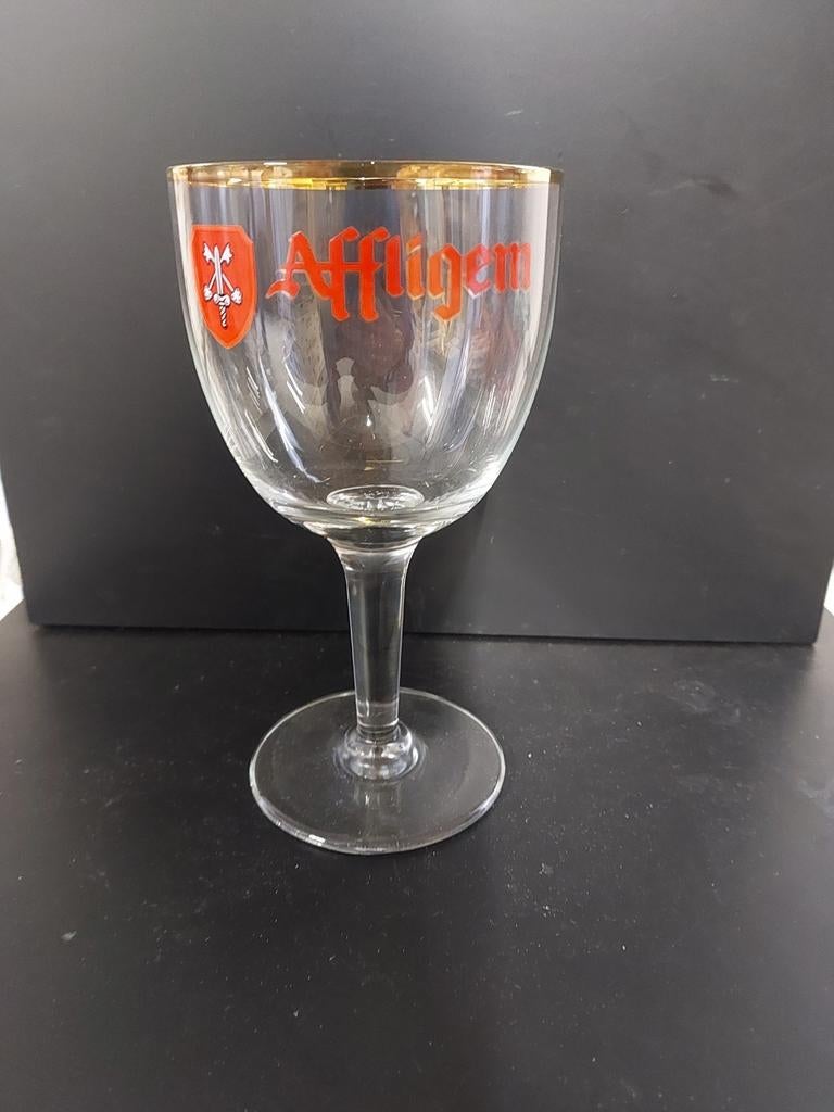 Ancien verre à bière Affligem, Collections, Enlèvement ou Envoi, Comme neuf, Verre ou Verres, Autres marques