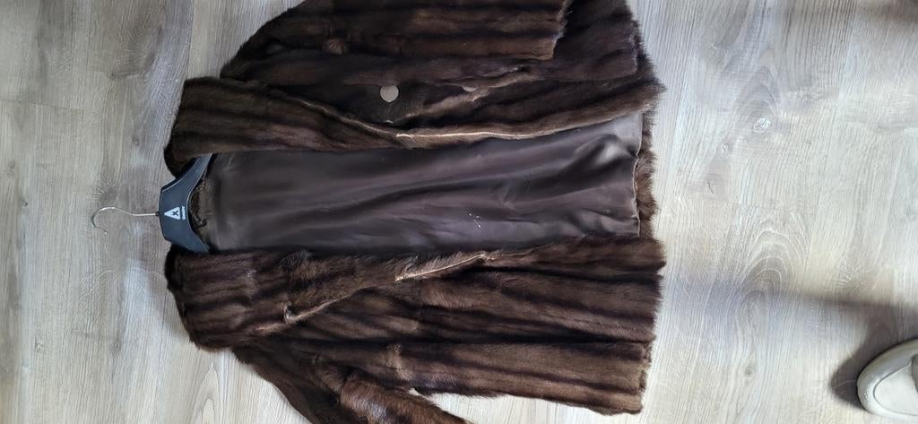 Veste chaude" fourrure vison" taille unique, Enlèvement, Porté