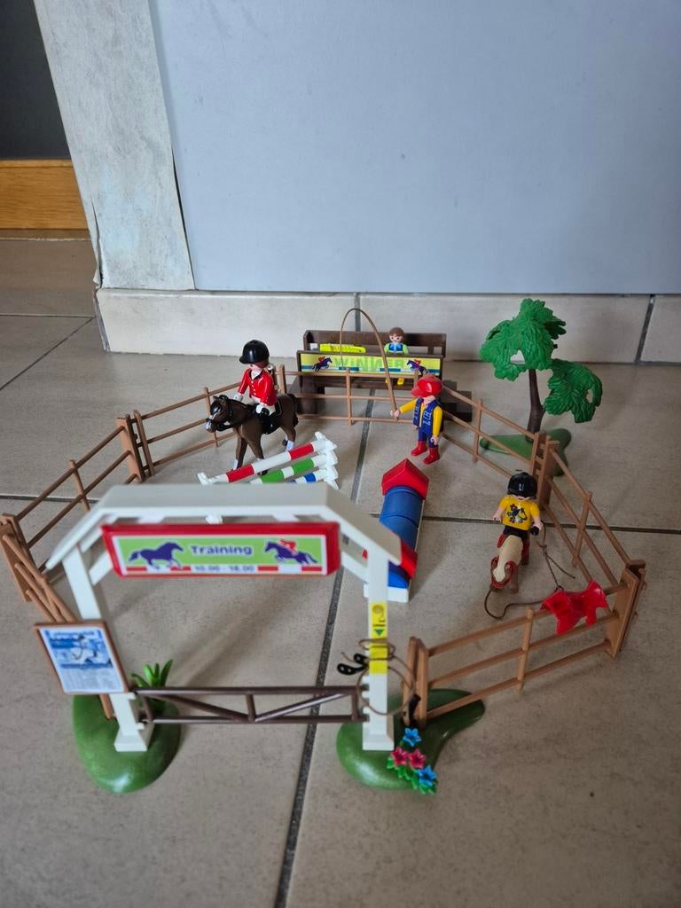 Playmobil dressuur en jumping weide 4185, Enfants & Bébés, Enlèvement ou Envoi, Comme neuf, Ensemble complet