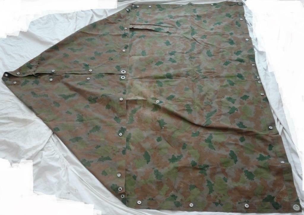 Tent Zeil / Zeltbahn, NVA / KVP, Flecktarn / Sumpftarn, DDR., Collections, Enlèvement ou Envoi, Armée de terre, Autres types