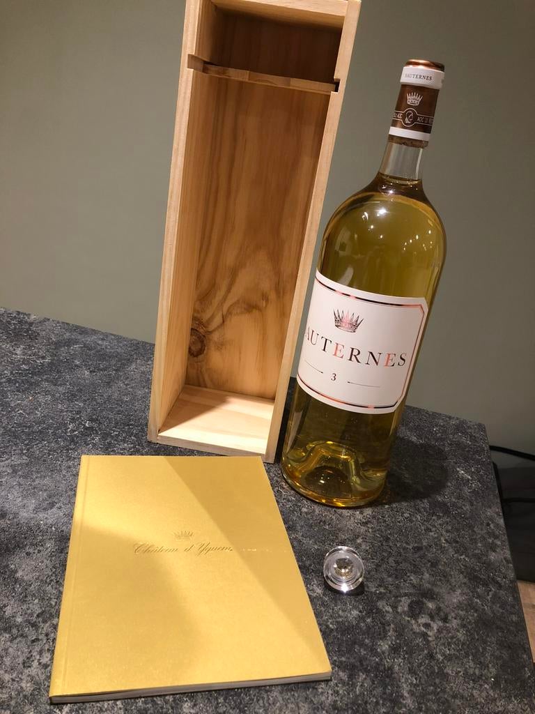 Sauternes nr 3 chateaux d’yquem magnum, Verzamelen, Wijnen, Ophalen, Zo goed als nieuw