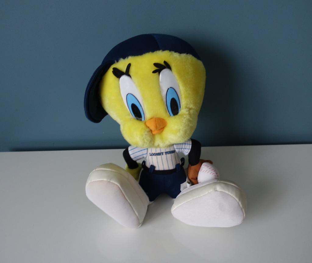 Tweety baseball knuffel "41cm", Ophalen of Verzenden, Zo goed als nieuw, Overige typen