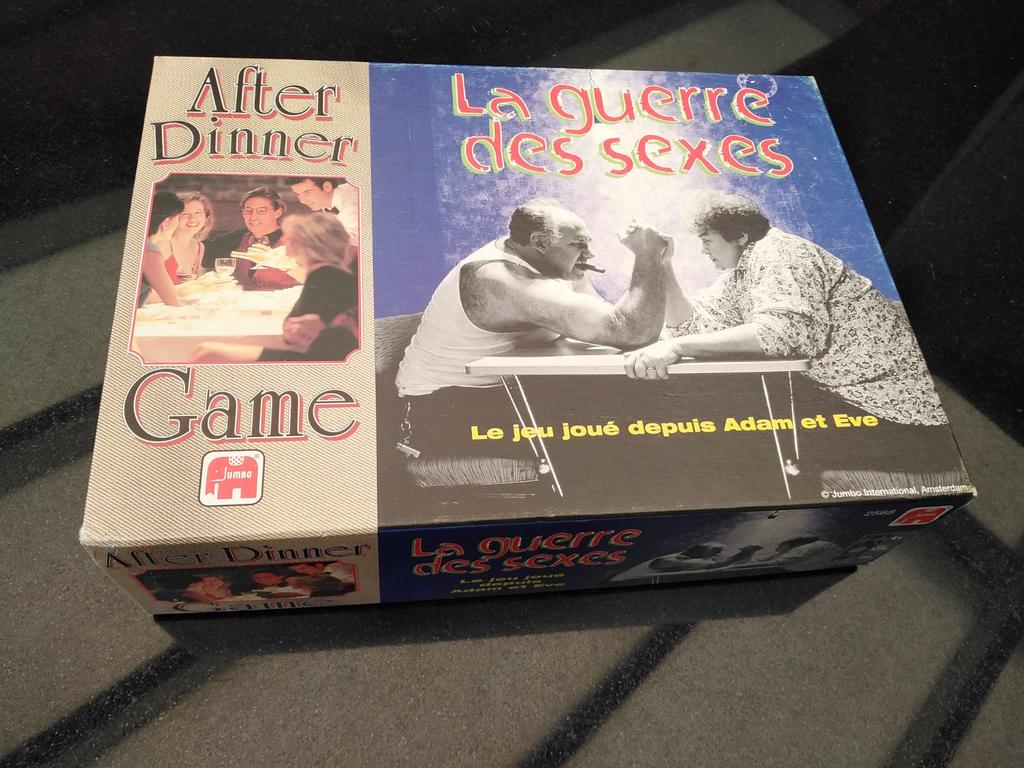 jeu de la guerre des sexes, jumbo., Trois ou quatre joueurs, Enlèvement, Comme neuf, Djumbo