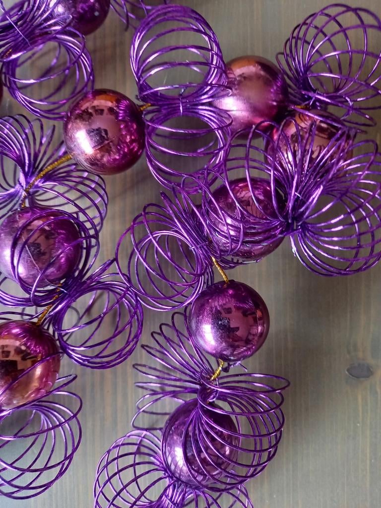 GUIRLANDE DE NOËL VIOLETTE, Divers, Enlèvement ou Envoi