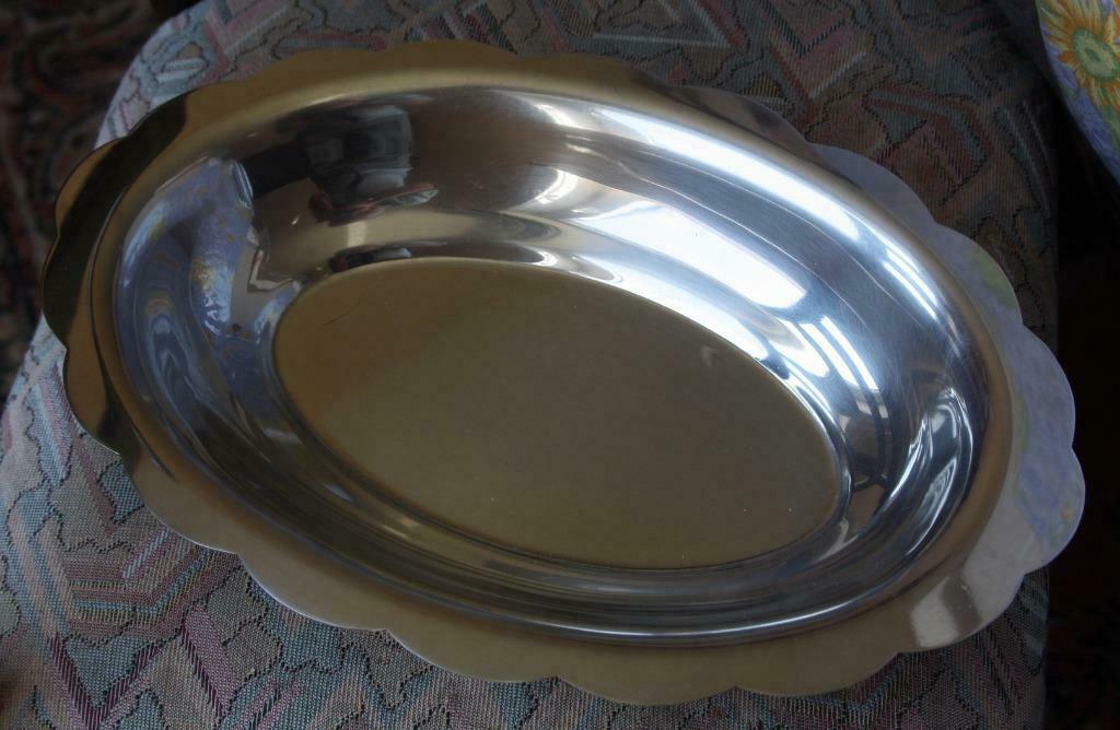 3 plats ovales en inox, Enlèvement, Utilisé, Autres matériaux, Autres types