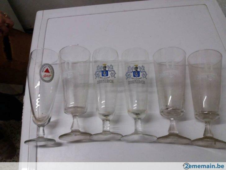Verre à bière sur pied, Collections, Enlèvement, Neuf