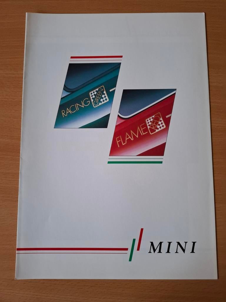 Folder Mini Racing Green en Flame Red, Enlèvement ou Envoi, Comme neuf