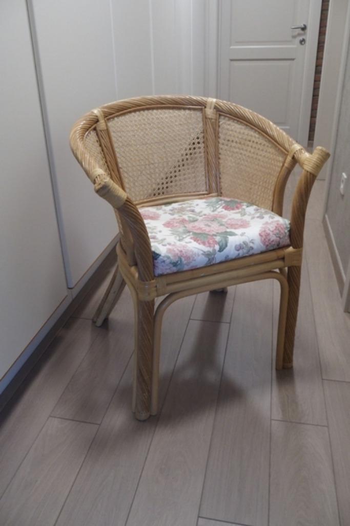 Rotan zeteltje, Ophalen, Gebruikt, Eenpersoons, Riet of Rotan