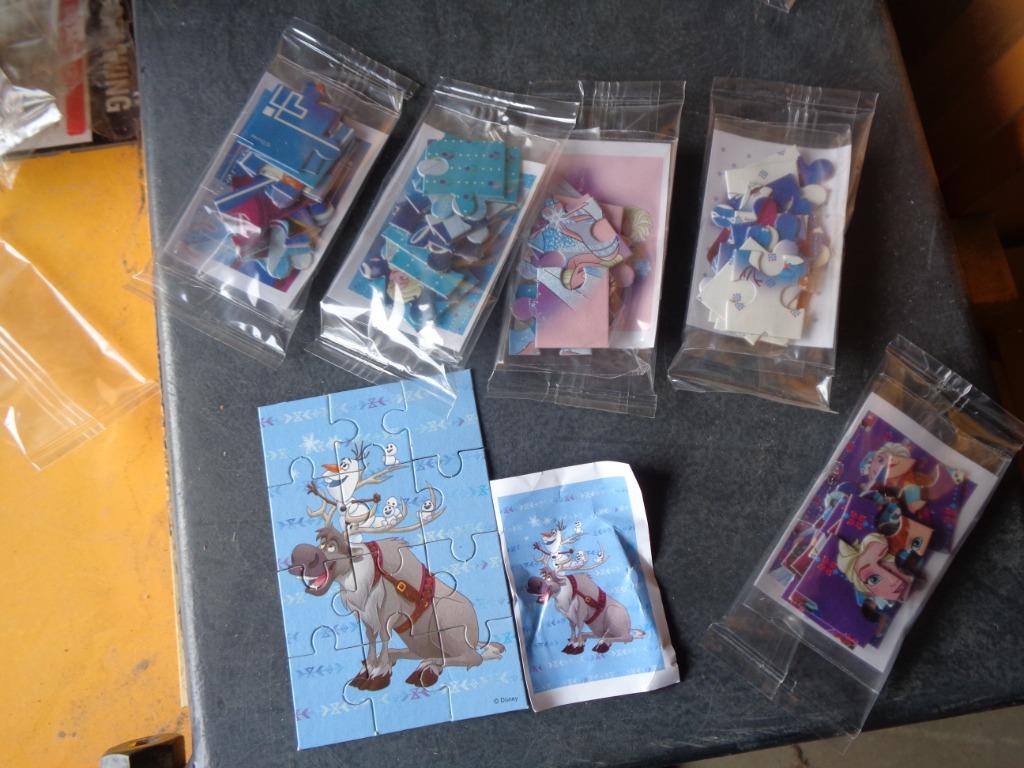 PARTIJ MINI PUZZEL DISNEY FROZEN ASSORTI, Ophalen, Nieuw